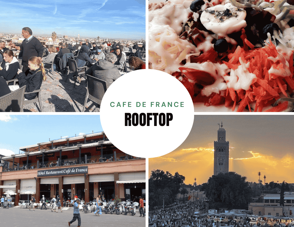 Cafe de France Rooftop in Marrakech