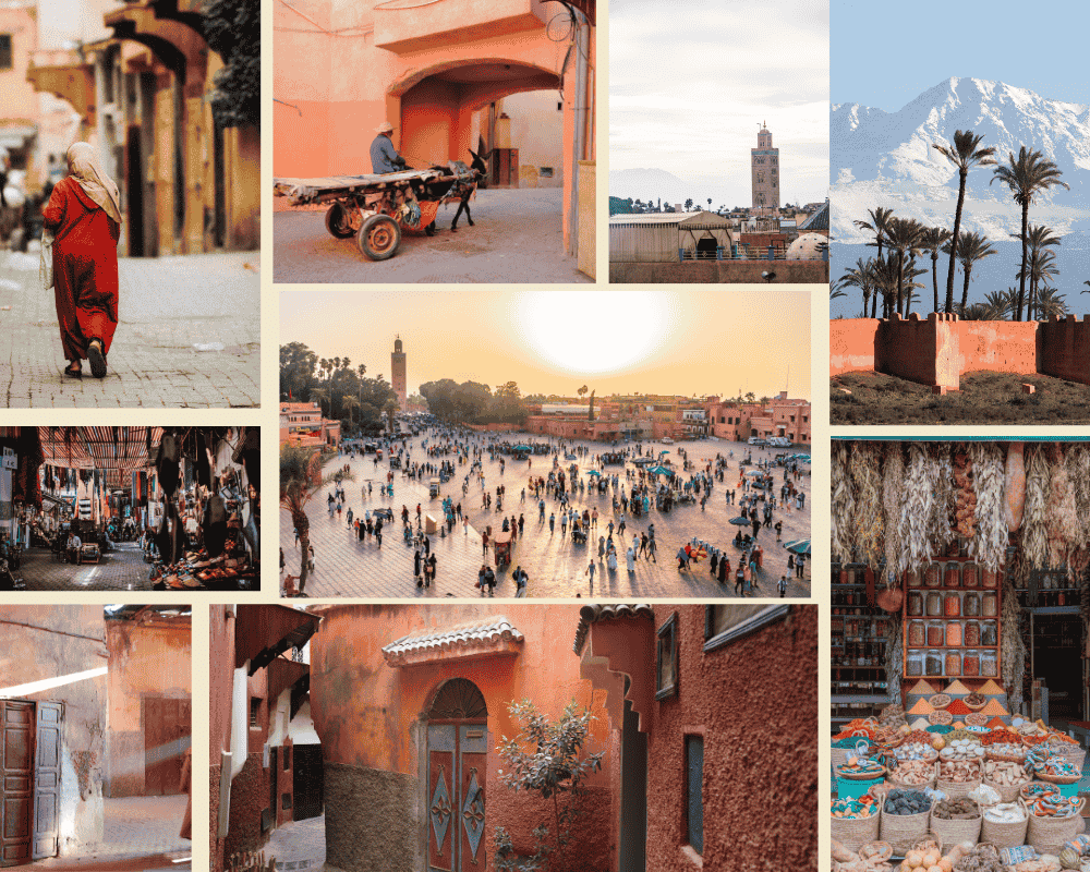 Durch die Medina von Marrakesch navigieren