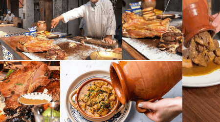 mechoui meat in Marrakech