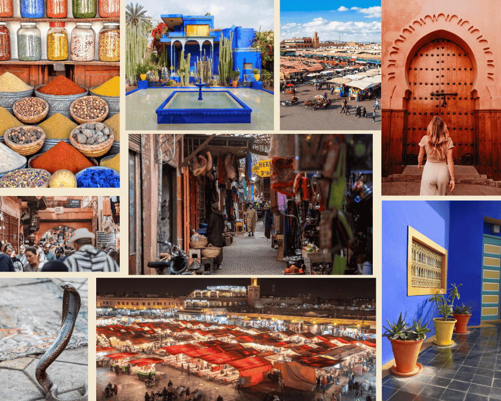 Die Sehenswürdigkeiten in Marrakesch